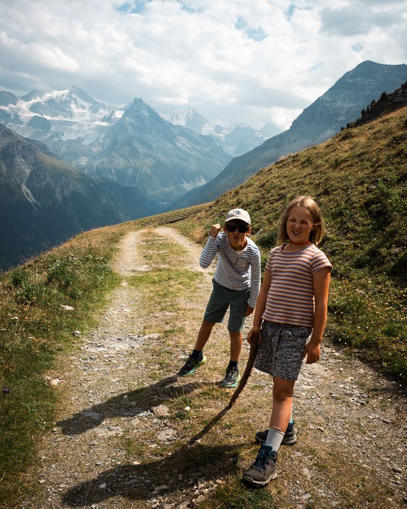 Color grading in the montains
