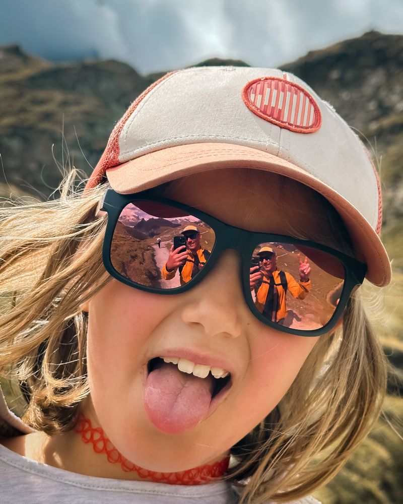 Color grading in the montains