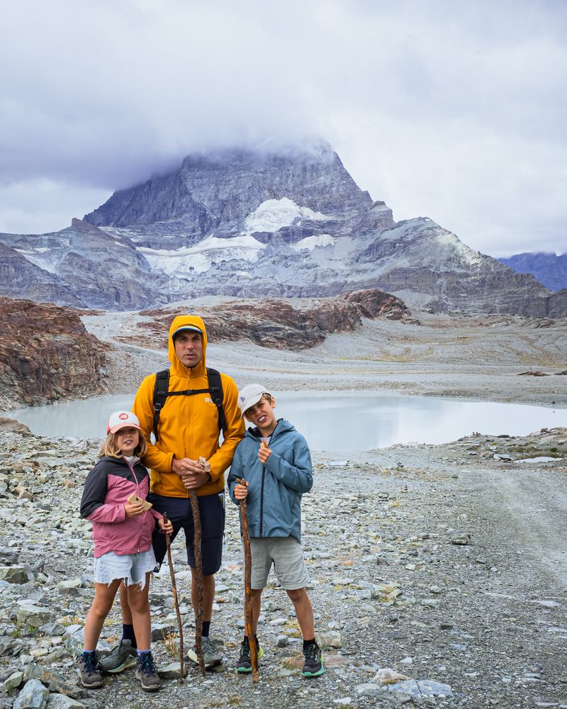 Color grading in the montains