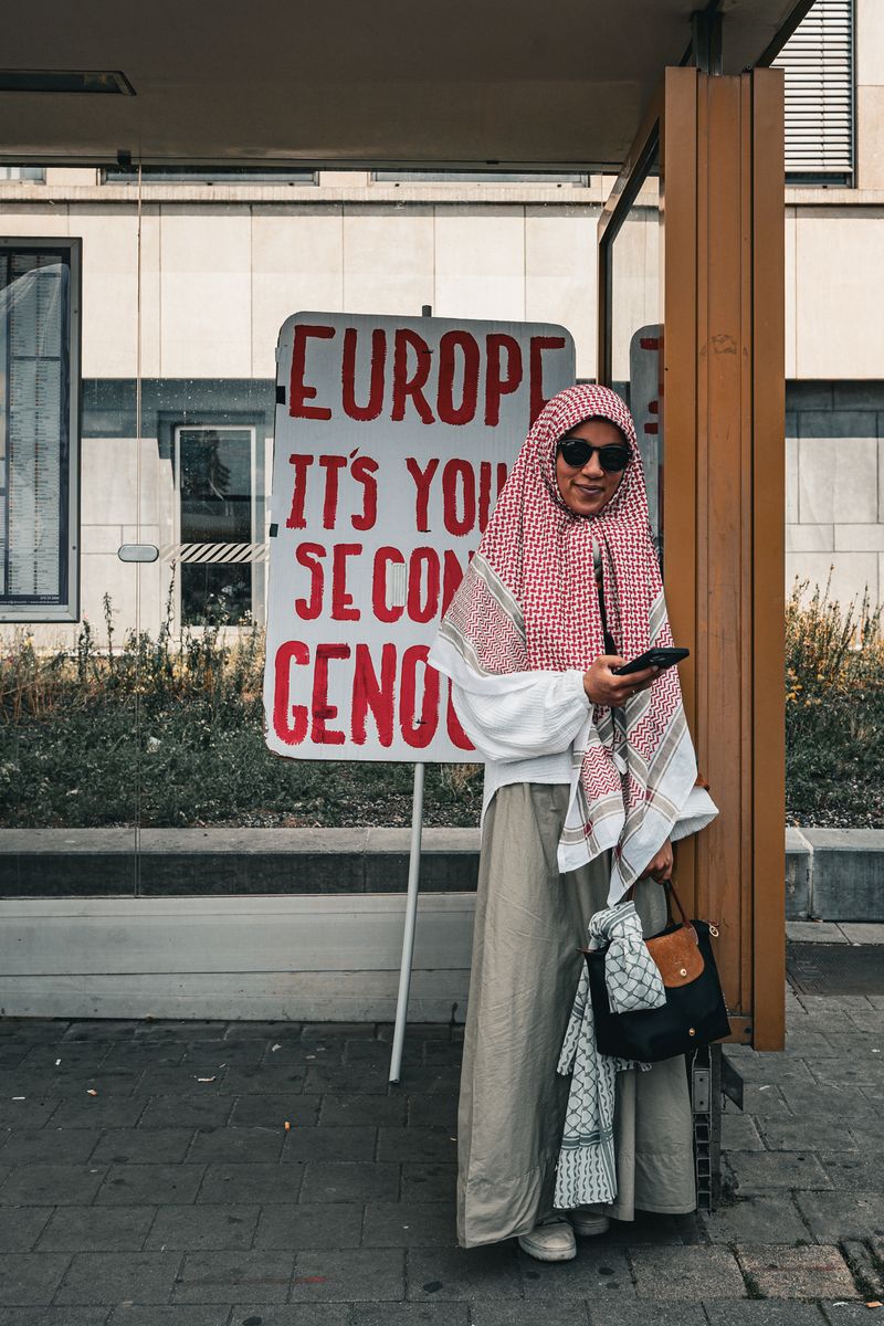 Gaza betoging Brussel